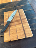 Iroko and Walnut Cutting Board