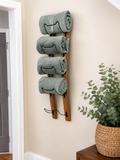 Bourbon Barrel Towel Rack